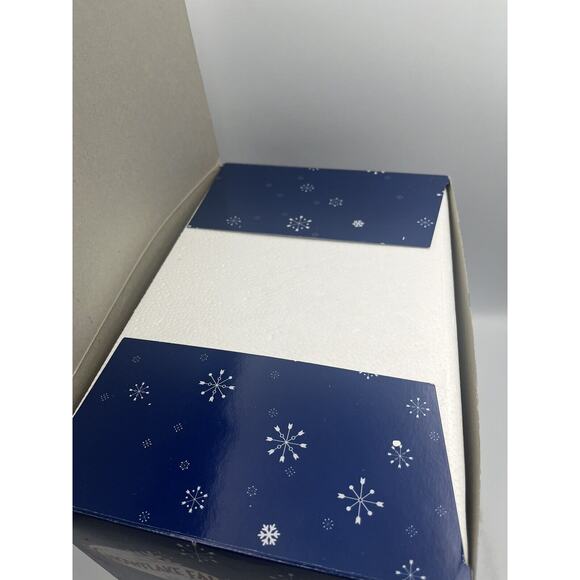 Snowflake Falls 8 Piece Porcelain Toy Castle Set Christmas Village Decor - Picture 11 of 12